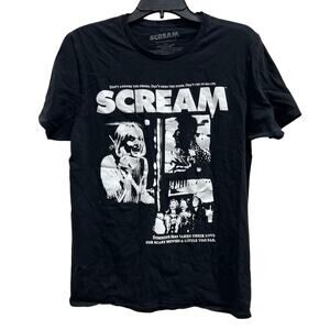 SCREAM promotional artwork 1996 horror film cult classic tee sz M
